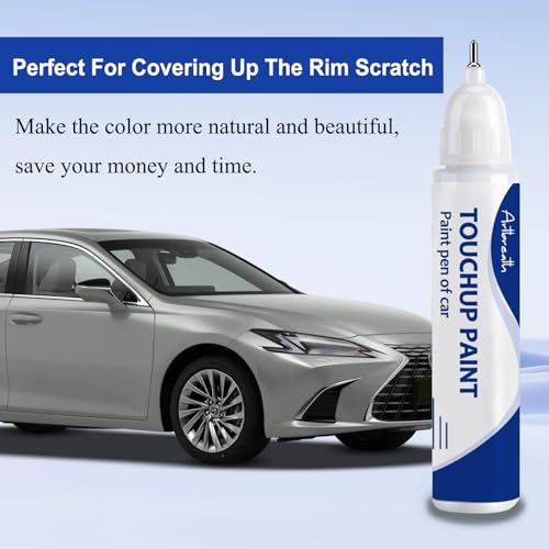 Atomic Silver 1J7 Touch Up Paint for Lexus OEM Color Match Car Paint Pen - color: Atomic Silver（1J7）