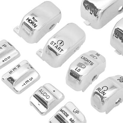 Motorcycle Hand Control Switch Housing Caps Compatible with Harley Electra Glide Road Glide Tri Glide 1996-2013