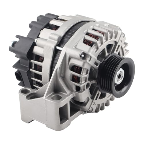 Alternator 150A 12V 6-Groove Pulley Compatible with 2010-2012 Chevy Equinox,2012-2016 Impala,2014-2016 Impala Limited,2010-2012 GMC Terrain,Replace 13588312
