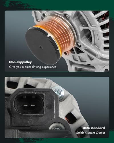 SCITOO 200A Alternator Fits For Mercedes-Benz LCV,23248 - size: Small, style: 23248 Alternator