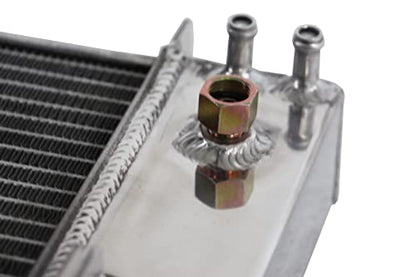 3 Row Radiator Fits 1997-2004 Chevrolet Corvette Base Coupe 2-Door 5.7L 350Cu. V8 C5 Z06 Polished Aluminum 24.75"×18"