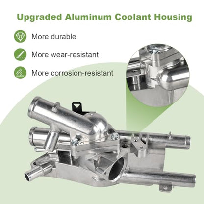 256002G500 Thermostat Housing Compatible with Hyundai Sonata 2011-2014 - size: 256002G500