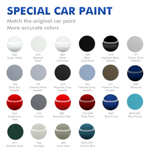 6X3 Lunar Rock Touch Up Paint Compatible with Toyota - color: Lunar Rock - 6X3