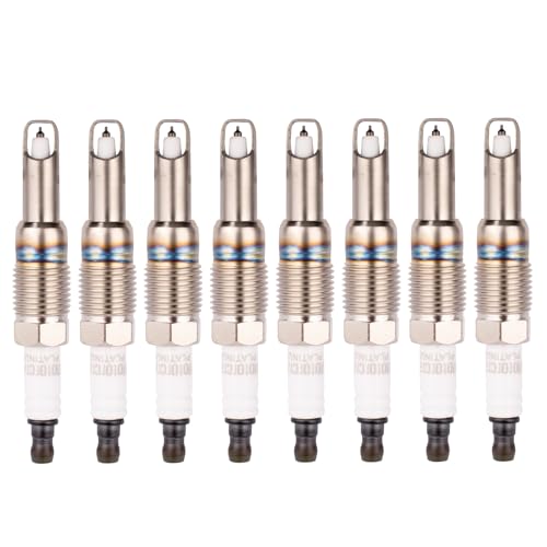 SP546 Spark Plugs Compatibile with Ford Expedition for F-150 F-250 Super Duty for F-350 Super Duty for Lincoln Mark LT for Navigator, 5.4L 6.8L V8 V10 Engine Replacement for SP421 SP515 - style: SP546