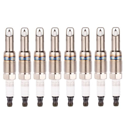 SP546 Spark Plugs Compatibile with Ford Expedition for F-150 F-250 Super Duty for F-350 Super Duty for Lincoln Mark LT for Navigator, 5.4L 6.8L V8 V10 Engine Replacement for SP421 SP515 - style: SP546