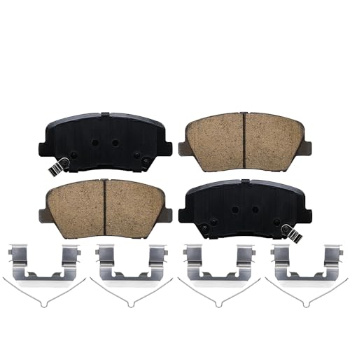 Detroit Axle - Front Brake Kit for 2019-2024 Hyundai Nexo Disc Brake Rotors - size: 6PR42402/kit