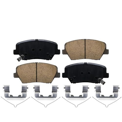 Detroit Axle - Front Brake Kit for 2019-2024 Hyundai Nexo Disc Brake Rotors - size: 6PR42402/kit