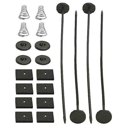 Aluminum 15 Row Engine Transmission Oil Cooler Electric Fan 6AN in-Line Hose 180'F Thermostat Temp Switch Wiring Kit