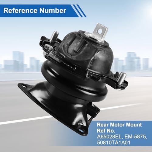 Set of 5 Engine & Transmission Mount Kit for Honda Accord 2008-2012 - size: for Honda Accord 2008–2012 3.5L V6 Auto