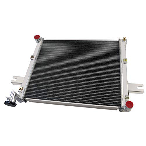 3 Row Aluminum Radiator Compatible with 2005-2010 Jeep Commander Grand Cherokee 3.7 4.7L 6.1L