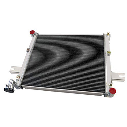 3 Row Aluminum Radiator Compatible with 2005-2010 Jeep Commander Grand Cherokee 3.7 4.7L 6.1L