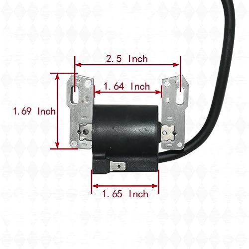 398811 Solid State Module Ignition Coil Fits for 398811 395326 298968 7-16hp Horizontal Vertical Single Cylinder Engine 170432 144201 144202 144232 144251 144252 144402 144701