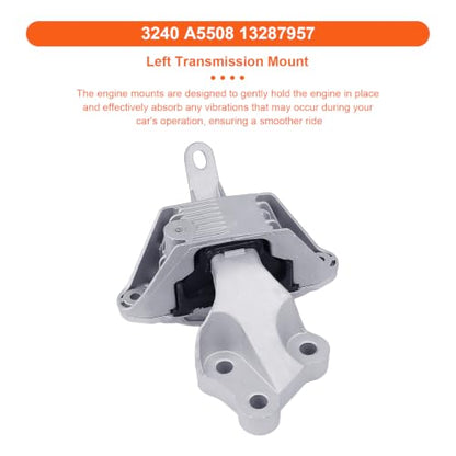 Engine Motor Mount Compatible with Buick Cascada 16-19 L4 1.6L,Chevrolet Cruze 11-16 L4 1.4L/ 10-16 L4 1.8L/ Cruze Limited 16 L4 1.4L/1.8L,Replacement for A5430 A5479 A5508 A5502 - size: 16-19 Buick Cascada L4 1.6L