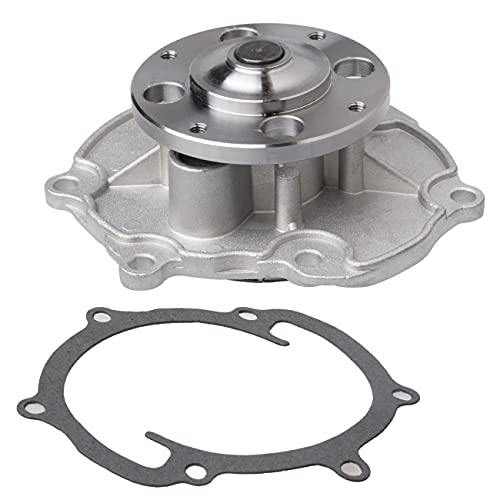 TUCAREST AW5103 Water Pump Kit w/Gasket (For 2.8L/3.0L/3.6L V6) Fit For Bu-ick Enclave Lacrosse/Ca-dillac CTS SRX STS XTS/Chevy Caprice Equinox Impala Malibu Traverse/G-MC Acadia Terrain/Sa-ab 9-3 - size: AW5103