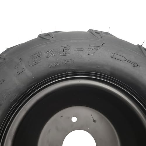 CLEO 16 * 8-7 Left Wheel Assembly For 50cc 90cc 110cc ATV Go-Karts Bolt Rim Spacing 76mm