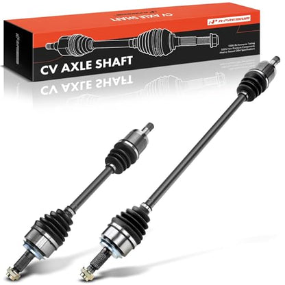A-Premium Set of 2 Front CV Axle Shaft Assembly - style: Front Driver and Passenger Side