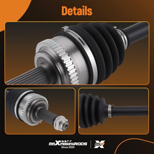 maXpeedingrods Front Left CV Axle Assembly for Hyundai Elantra - size: for 66-3768