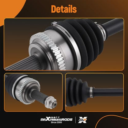 maXpeedingrods Front Left CV Axle Assembly for Hyundai Elantra - size: for 66-3768