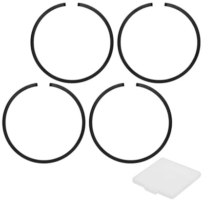M METERXITY 2-Pack Engine Piston Rings Kit, 40mm x 1.5mm Thick Ductile Iron Piston Ring Set Standard Replacement for Small Engines/Motors/Machinery [Black] - size: 40mm x 1.5mm