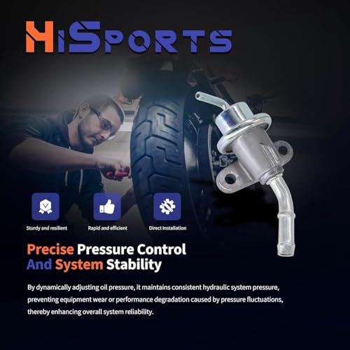 HiSport 16740-MBW-J32 Fuel Injection Pressure Regulator 16740MBWJ32 - size: HSFPRBW532