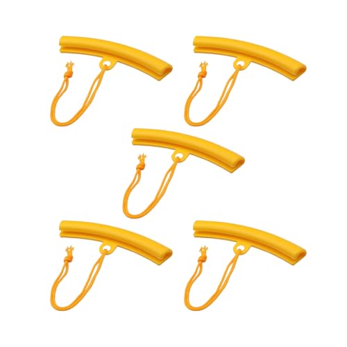 5PCS Car Tire Changing Rim Protector, Vehicle Fixing Wheel Changer Guard Edge Saver, Auto Tyre Changing Hub Rim Protective Cover, Universal for Sedan Truck Motorcycle (Yellow) - color: Yellow