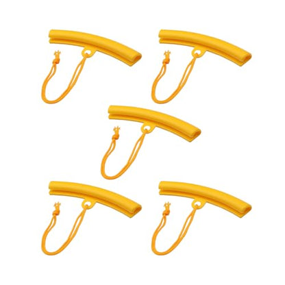 5PCS Car Tire Changing Rim Protector, Vehicle Fixing Wheel Changer Guard Edge Saver, Auto Tyre Changing Hub Rim Protective Cover, Universal for Sedan Truck Motorcycle (Yellow) - color: Yellow