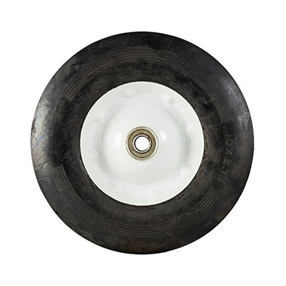 Marathon 8x1.75" Semi Pneumatic Tire on Wheel with Offset Hub