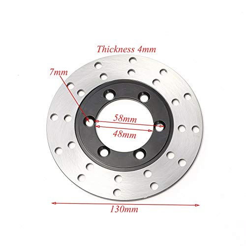 ATV Front Steering Knuckle Spindle Wheel Rim Hub Brake Disc Front Brake Caliper Assembly For Go Kart Quad Dirt Bike 125-250cc (7)