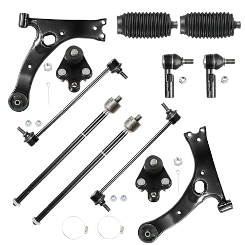 12Pc Control Arms with Ball Joints Fit for Toyota Matrix 2003-2008 - size: Fit for Matrix 03-08 12x Control Arm Kit (320)