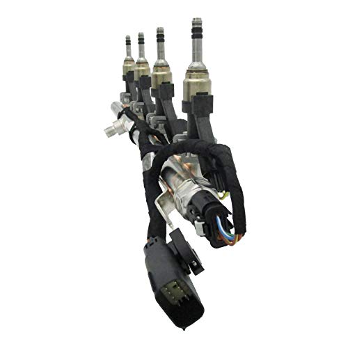 OEM Fuel Injection Assembly 12687244 Fuel Rail Harness Injectors w/Pressure Sensor 12673824 Left Side 5.3L 6.2L V8 - size: 1 FIR + 1 IH + 1 Rail Press Sens + 4 Injectors