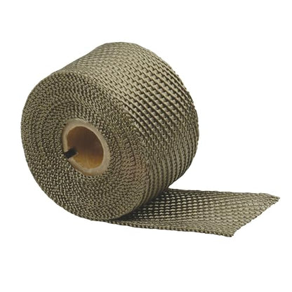 Design Engineering Titanium Exhaust Wrap 2" x 25' Lava Rock Technology - color: Titanium, size: 2" x 25'