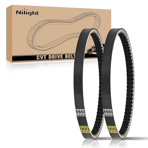 Nilight 725 Go Kart Drive Belt Fit for Hammerhead 80T Mudhead 208R 14704 - size: For Hammerhead 80T Mudhead 208R, 2PCS