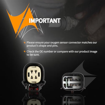 Oxygen O2 Sensor 250-25086 250-24989 Upstream & Downstream Pack 4 - color: Set of 4, size: 250-25086 250-24989
