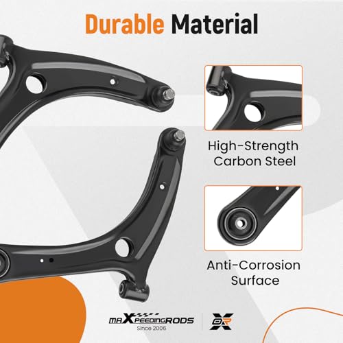 maXpeedingrods 8Pc Front Lower Control Arms for Mitsubishi Lancer 2008-2017