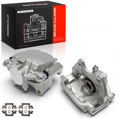 A-Premium Rear Left and Right Side Disc Brake Caliper with Bracket - style: Rear Driver and Passenger