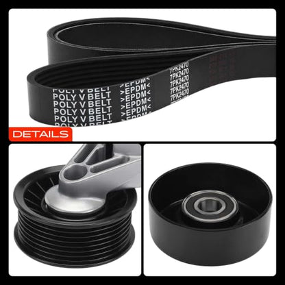A-Premium Engine Serpentine Belt Drive Component Kit