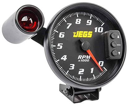 5 in. Tachometer with Shift Light and Peak RPM Memory Recall, 0-10,000 RPM