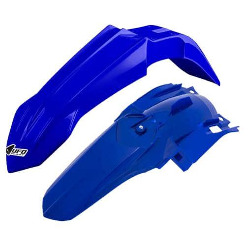 UFO PLAST Front/Rear Fender Kit - Replacement Dirt Bike Front and Rear Mud Guard - Compatible with YZ85/YZ85LW 2022-2026 - color: Blue