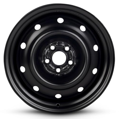 For 08-11 Subaru Impreza 16 Inch Black Steel Rim - OE Direct Replacement - Road Ready Car Wheel