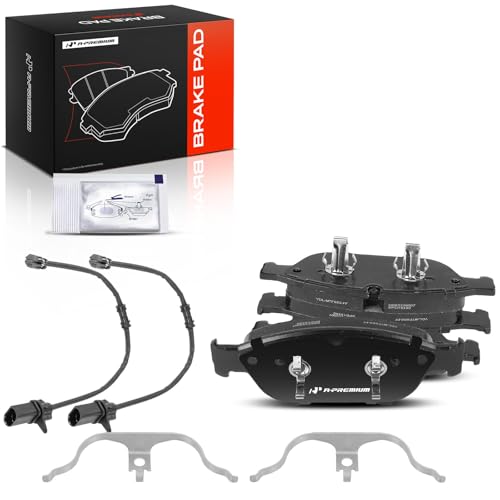 A-Premium Front Ceramic Brake Pads Compatible with Audi