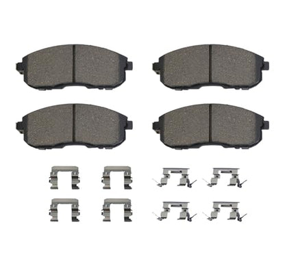 SATISFIED Ceramic Front Brake Pads D815 Fit For INFINITI G35 2003-2005 - size: D815-7783