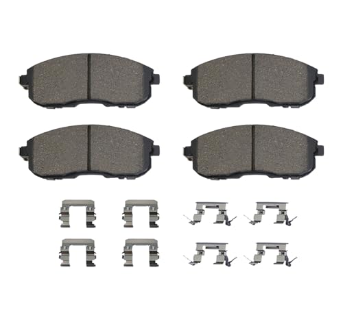 SATISFIED Ceramic Front Brake Pads D815 Fit For INFINITI G35 2003-2005 - size: D815-7783