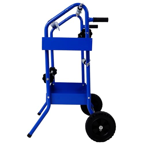 18” Multi-Roll Masking Paper Dispenser with Storage Tray - color: Blue