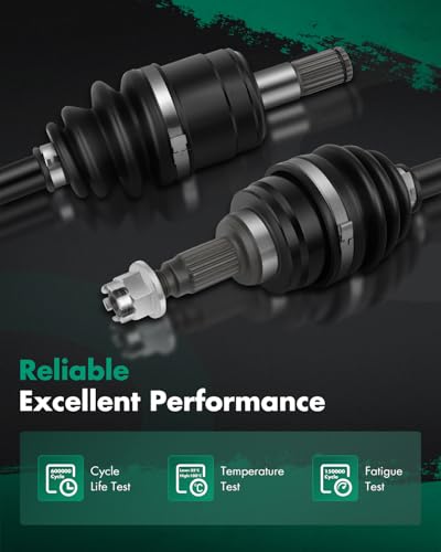SCITOO Front CV Axle Shaft Assembly Fit for Honda Rancher 400 2004-2007
