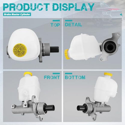 M630498 Brake Master Cylinder with Reservoir and Cap Fit for Ram and Dodge - size: M630498