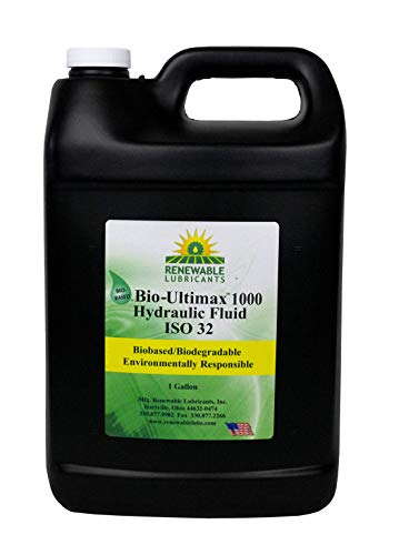 Renewable Lubricants 81003 Hydraulic Oil, Bio, Ultimax 1000, 1 gal, ISO 32