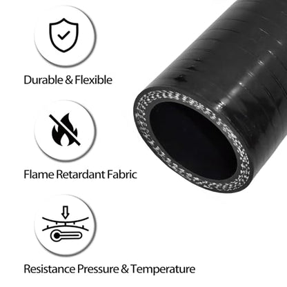 ID 2 inch Straight Silicone Coupler 12" Length Radiator Hose - size: 2" (51mm)