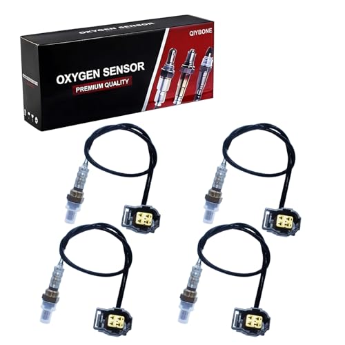 4PCS Oxygen O2 Sensor Upstream Downstream 234-4587 for Jeep Liberty Grand Cherokee Wrangler JK Chry 300 Dodge Dokota Charger Challenger Grand Caravan Journey Durango 3.7L Ram 1500 2001-2023 250-24253