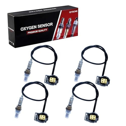 4PCS Oxygen O2 Sensor Upstream Downstream 234-4587 for Jeep Liberty Grand Cherokee Wrangler JK Chry 300 Dodge Dokota Charger Challenger Grand Caravan Journey Durango 3.7L Ram 1500 2001-2023 250-24253
