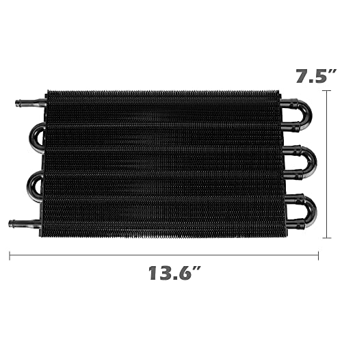 PIT66 6 Row AN6 Aluminum Engine Transmission Racing Oil Cooler